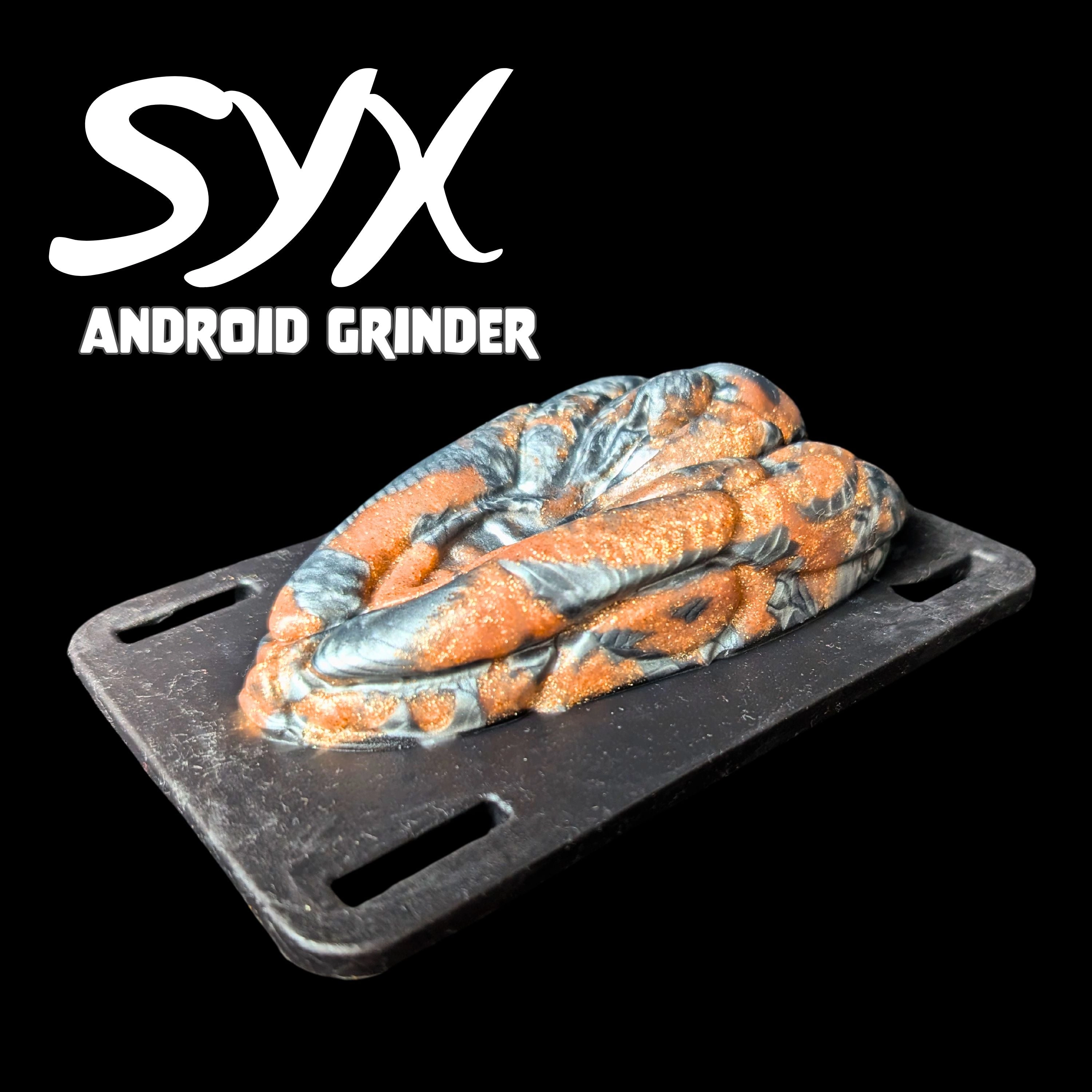Premade Syx, with Base - Signature Style Jet Black base and marble Metallic Silver and Sparkle Bronze upper - Classic Firmness