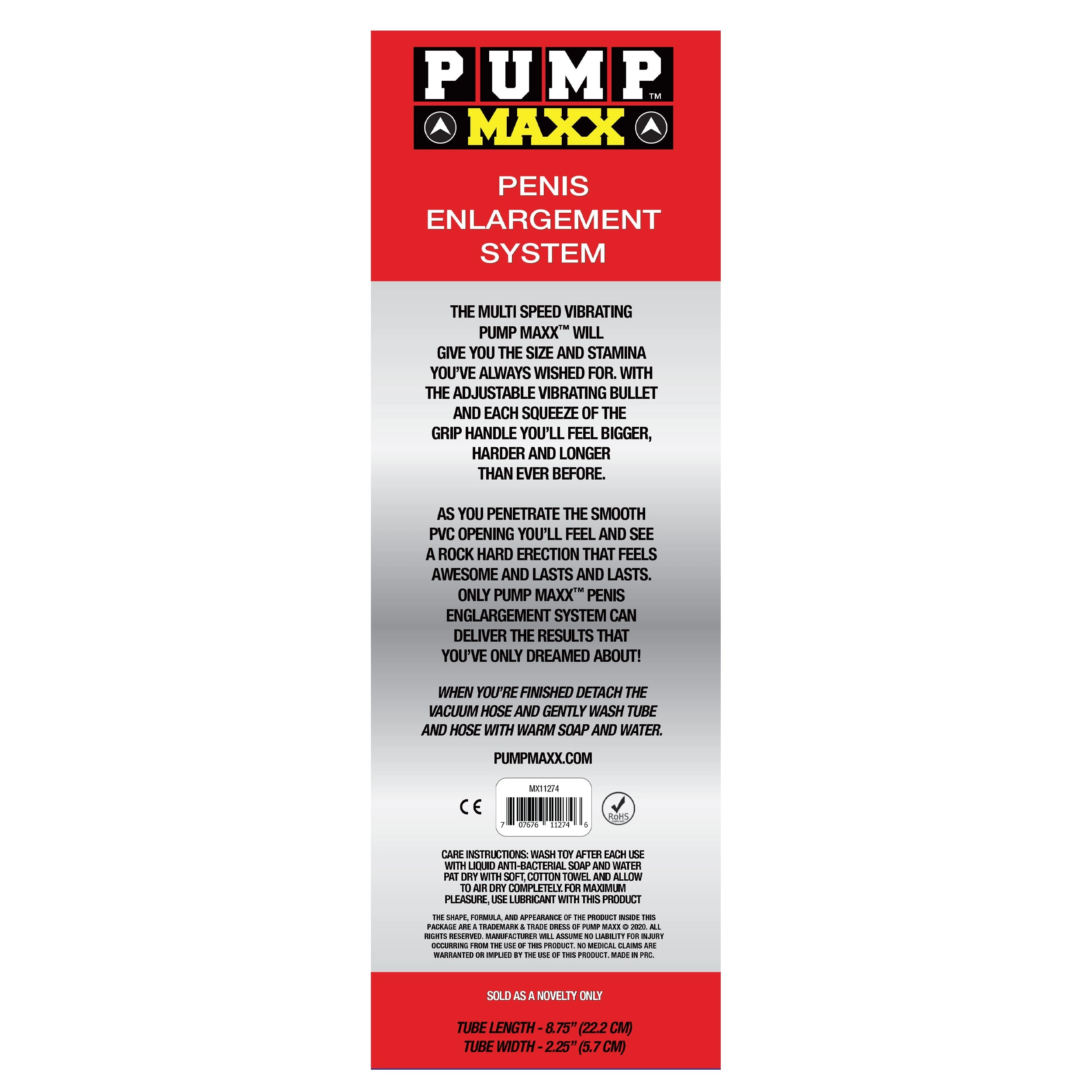 Pump Maxx Squeeze Vibro Penis Pump