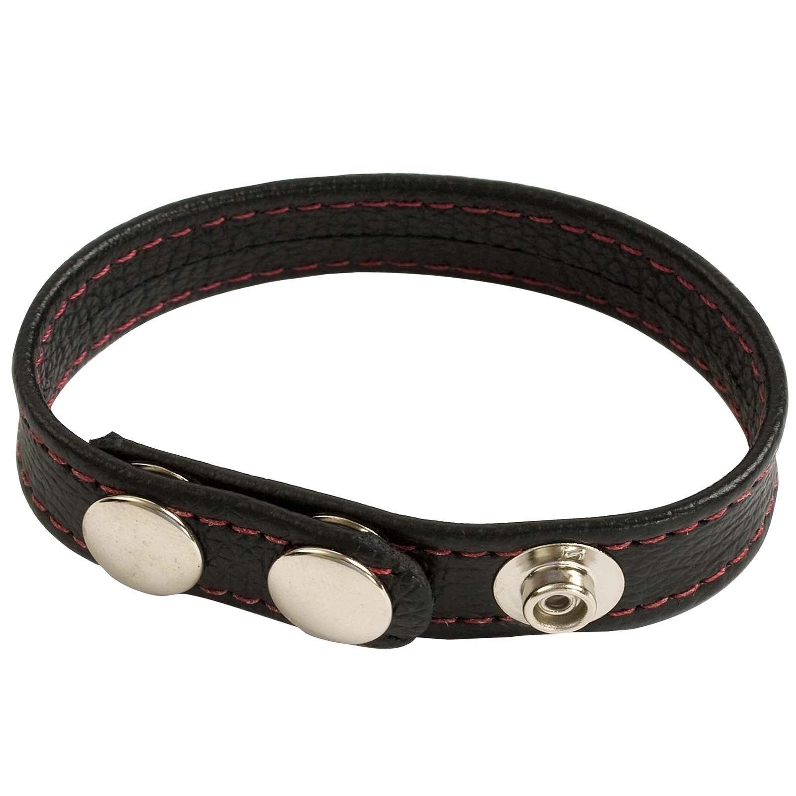 Reds Leather Cock & Ball Straps 3 Snap