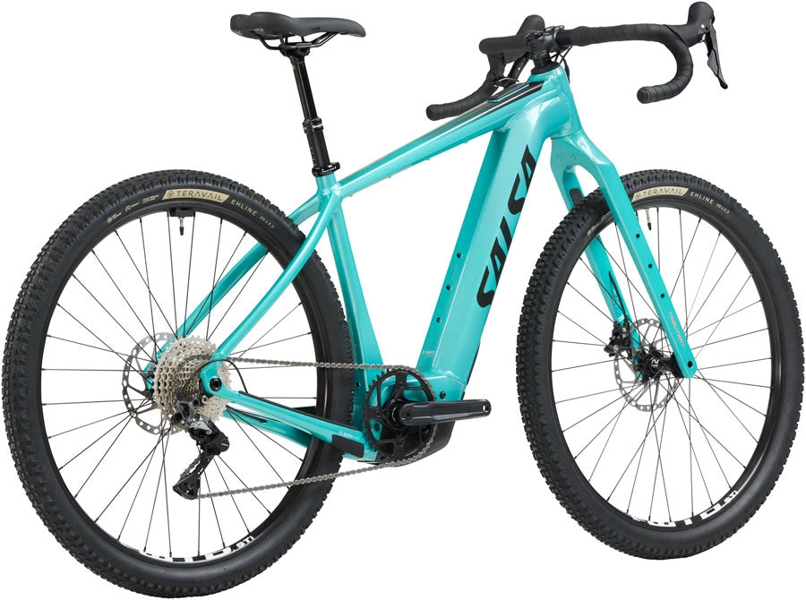 Salsa Tributary GRX 600 Ebike - 29" Aluminum Teal Small