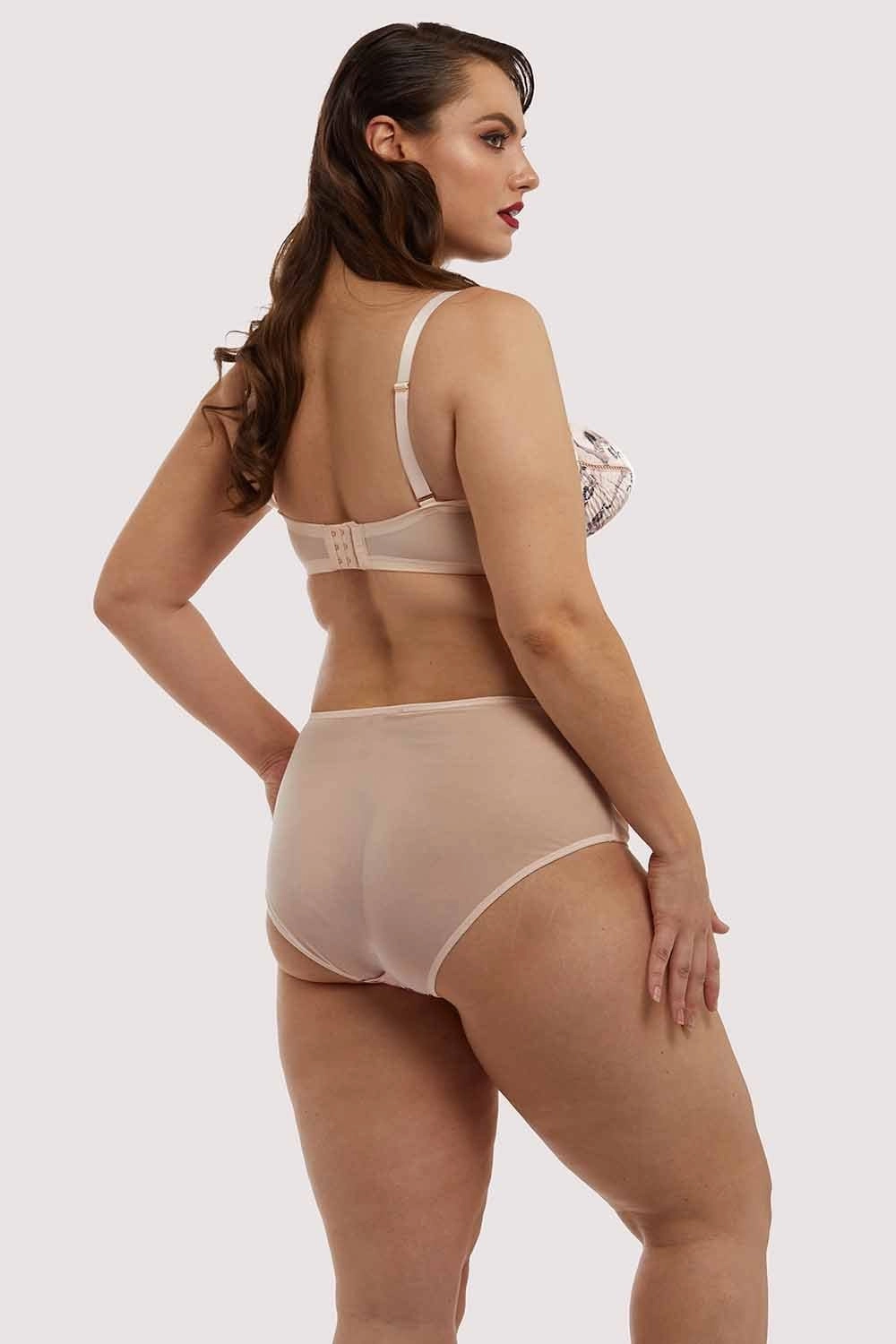 Showgirl Z Stitch Pink High Waist Brief