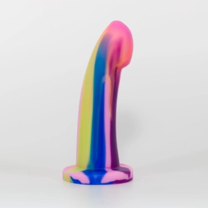 Sidekick Medium - Rainbow Pride Drip on Pink - Medium Firm - Ready to Ship