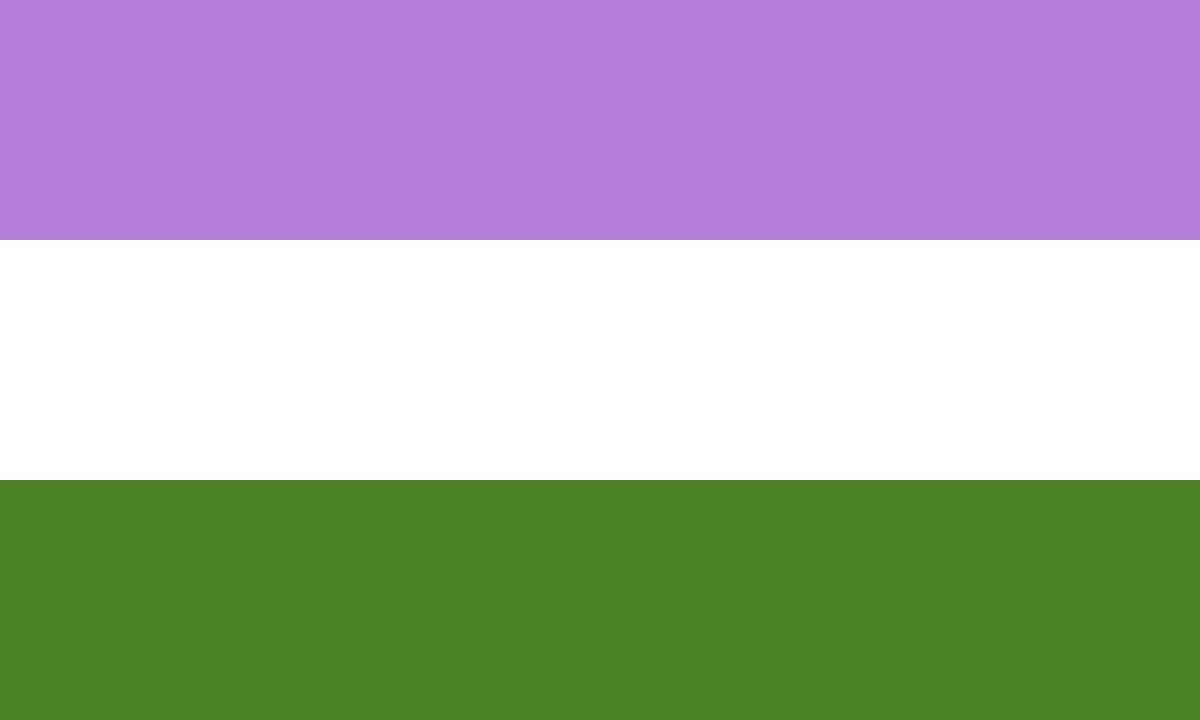 Sidekick Small - Genderqueer Pride Drip - Medium Firm