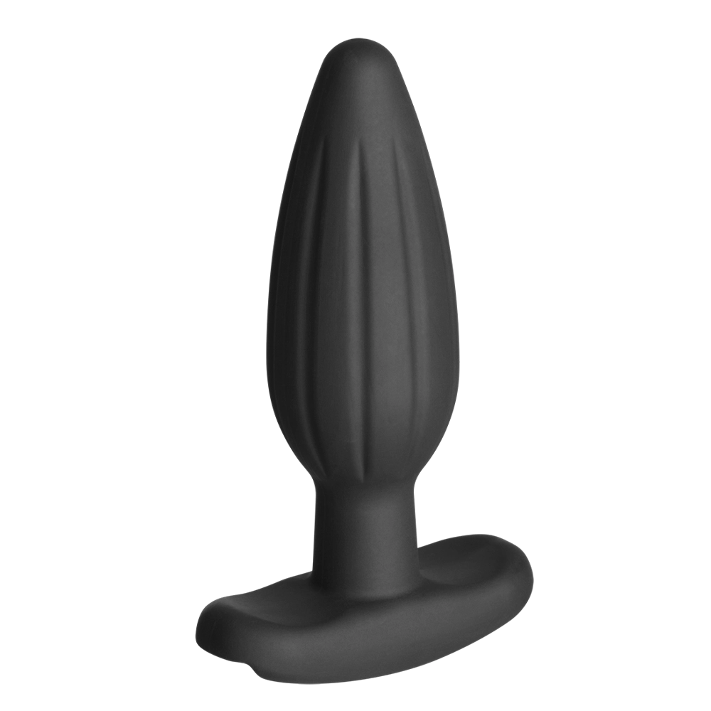 Silicone Noir Rocker Butt Plug - Medium