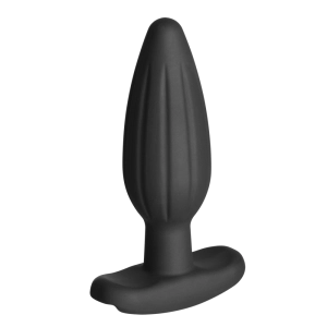 Silicone Noir Rocker Butt Plug - Medium