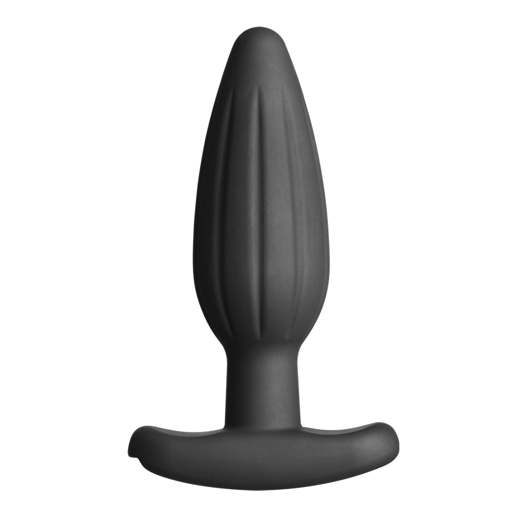 Silicone Noir Rocker Butt Plug - Medium