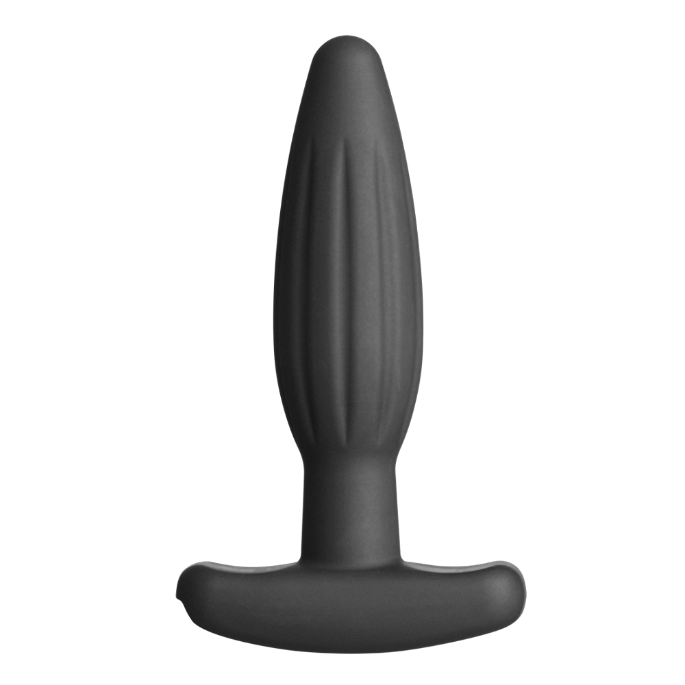Silicone Noir Rocker Butt Plug - Small