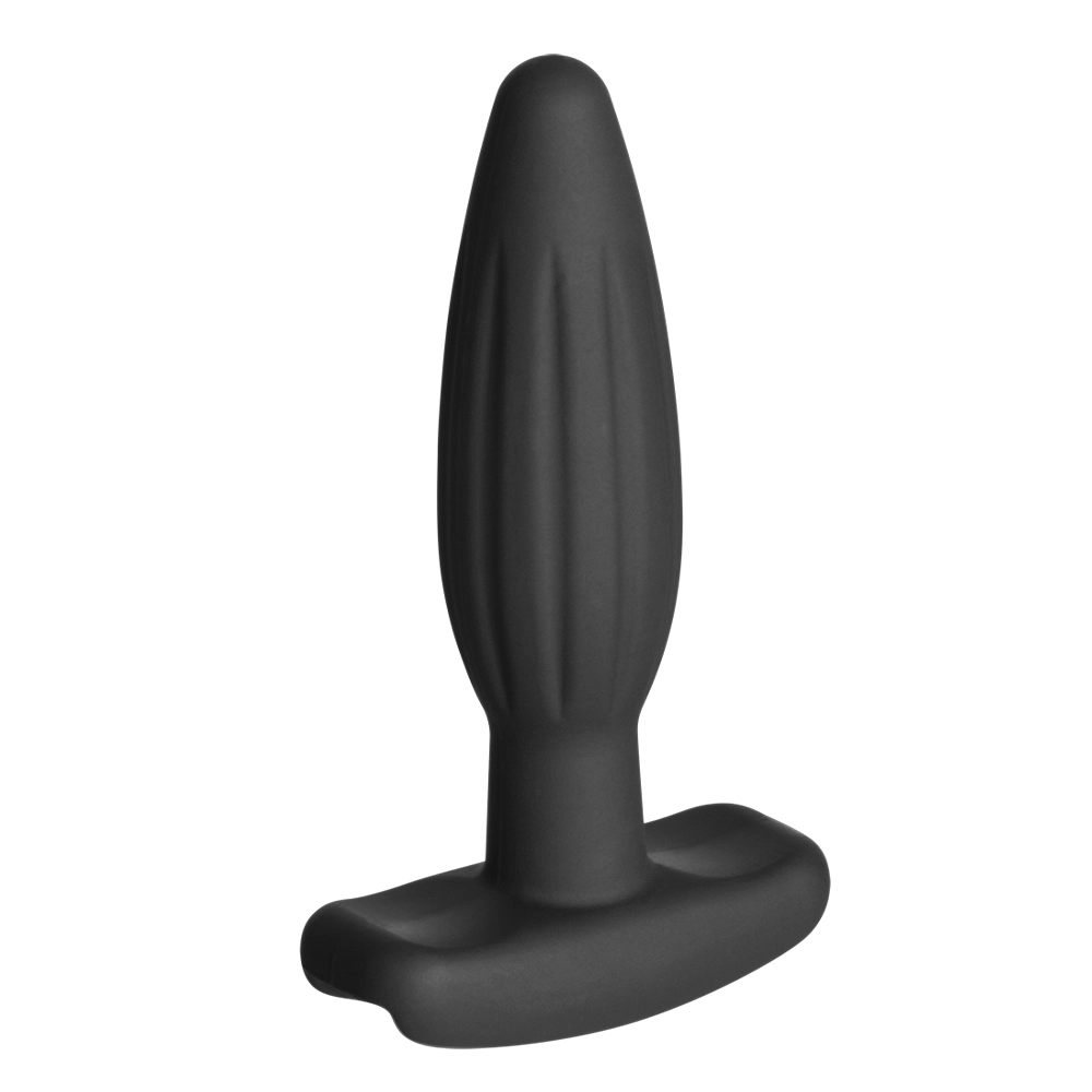 Silicone Noir Rocker Butt Plug - Small