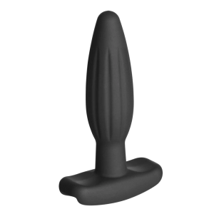 Silicone Noir Rocker Butt Plug - Small