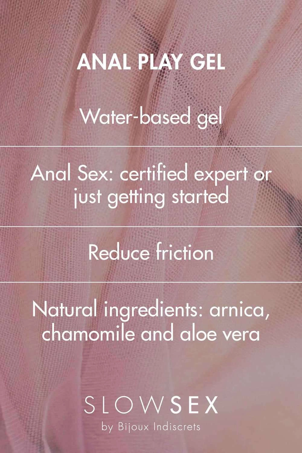 Slow Sex Anal Play Gel 30ml