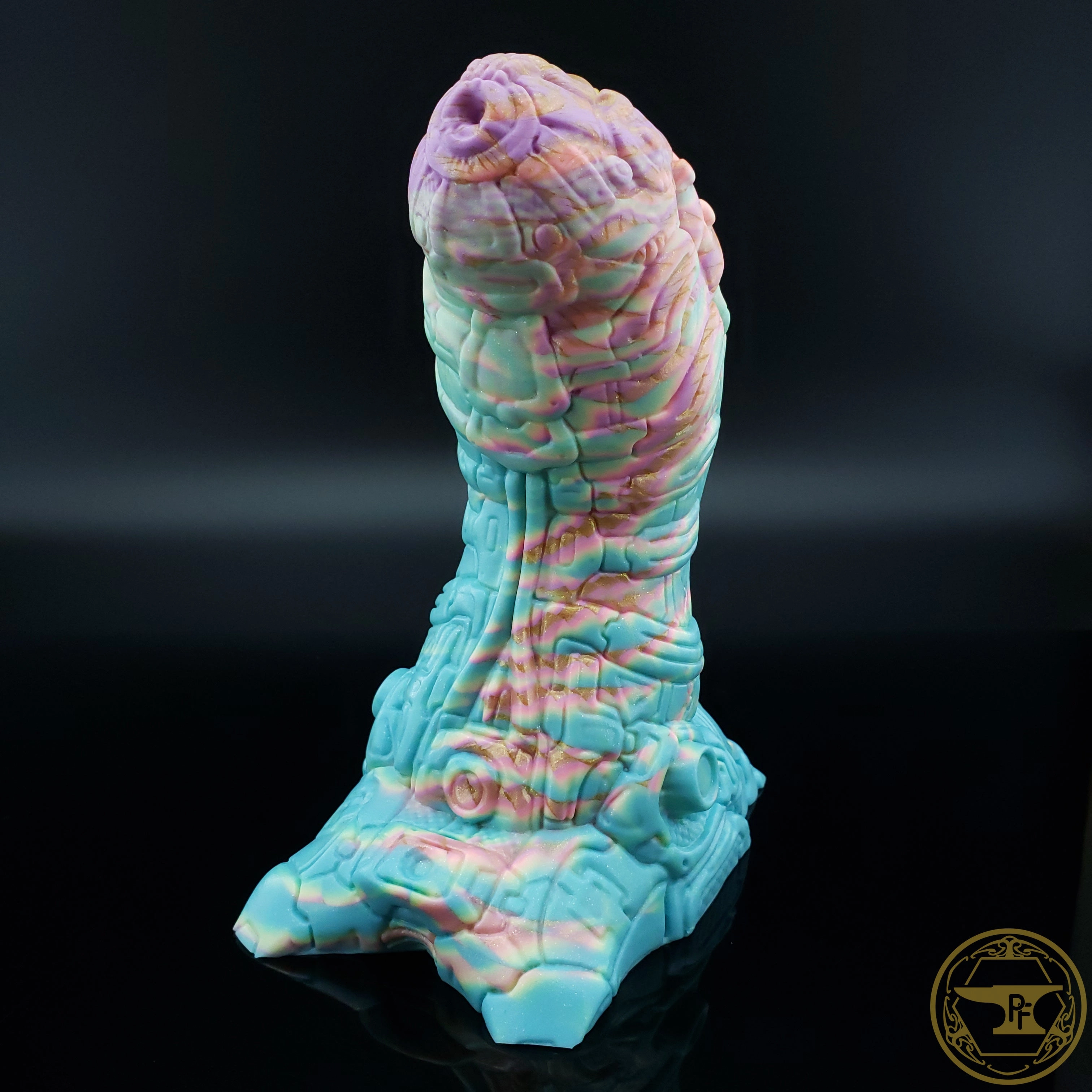 |SOLD OUT| *QIMERA FORGE by PF* Medium Sentry, Medium 00-50 Firmness, Golden Vein Pastel Rainbows, 6193