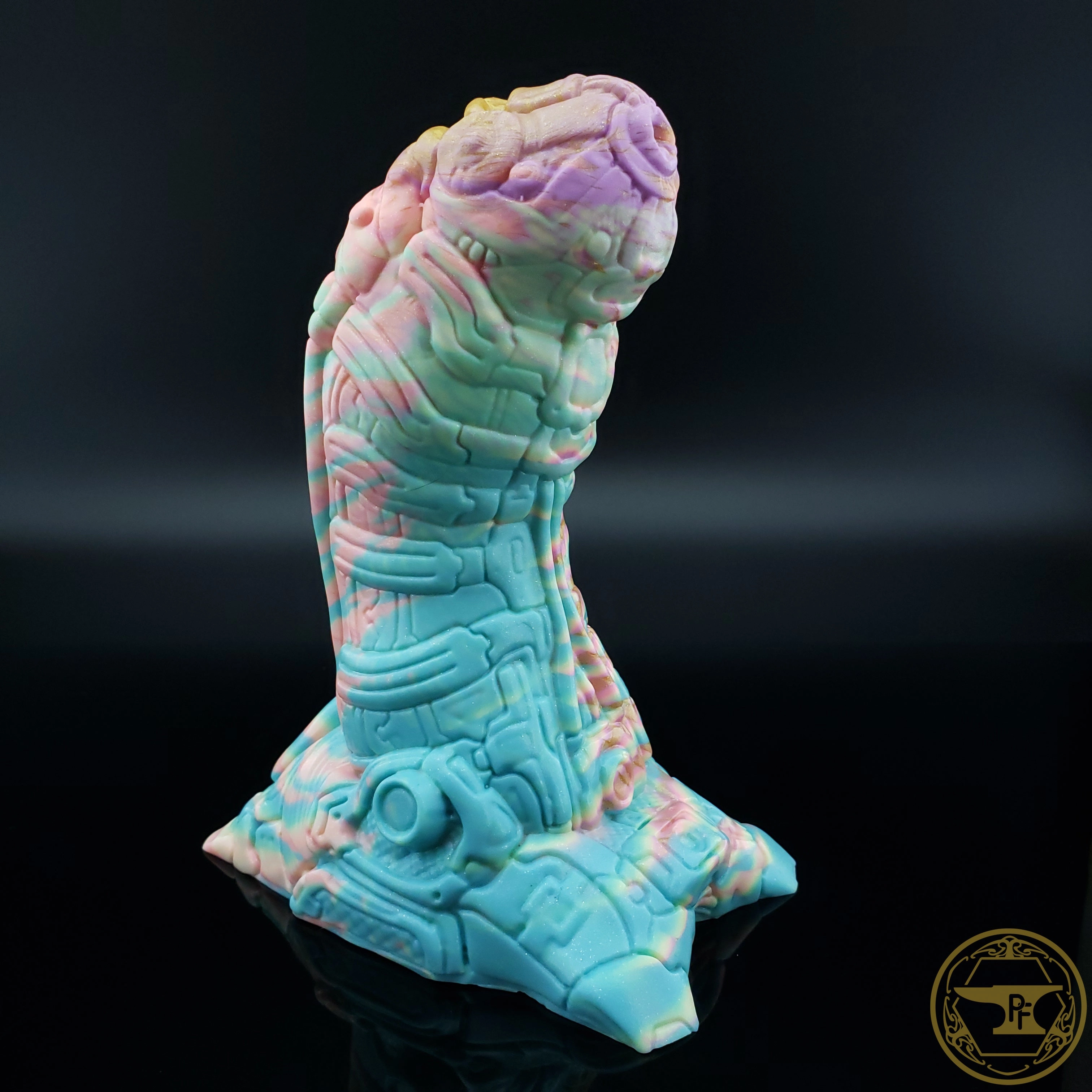 |SOLD OUT| *QIMERA FORGE by PF* Medium Sentry, Medium 00-50 Firmness, Golden Vein Pastel Rainbows, 6193