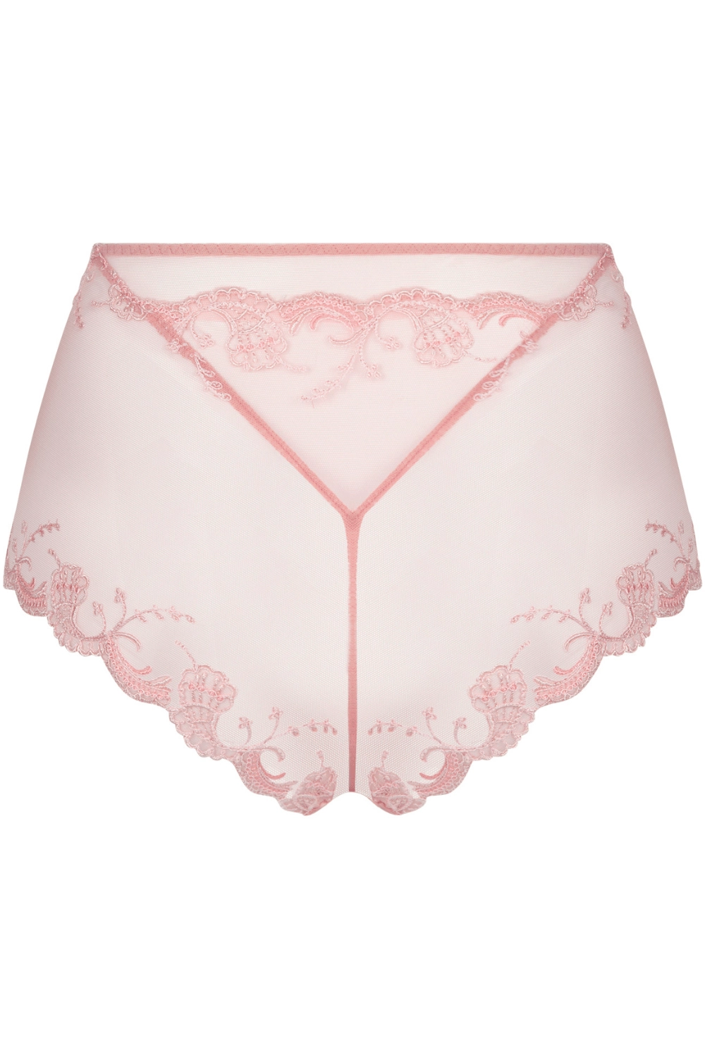 Splendeur Soie High Waist Shorty Rose