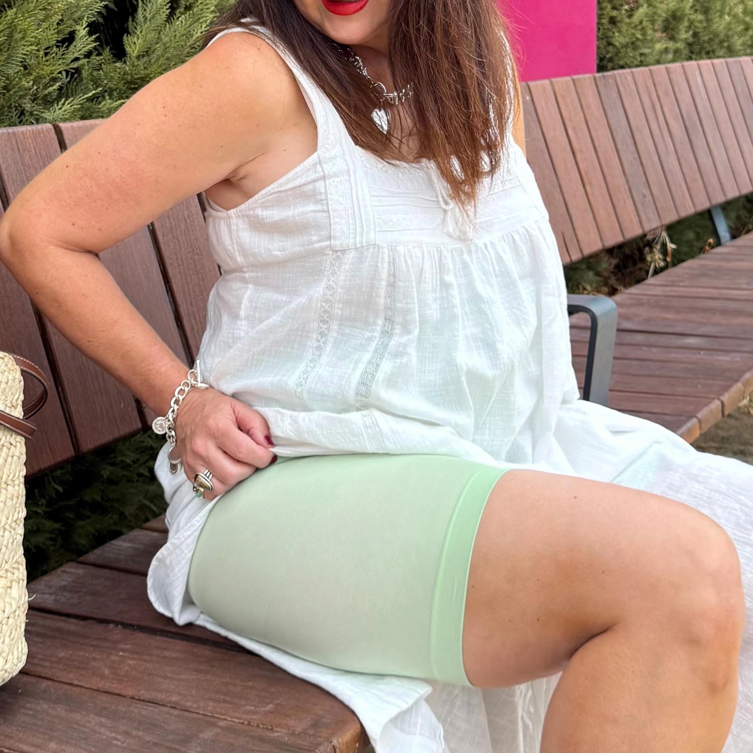 Stay Cool Chub Rub Shorts - Pistachio