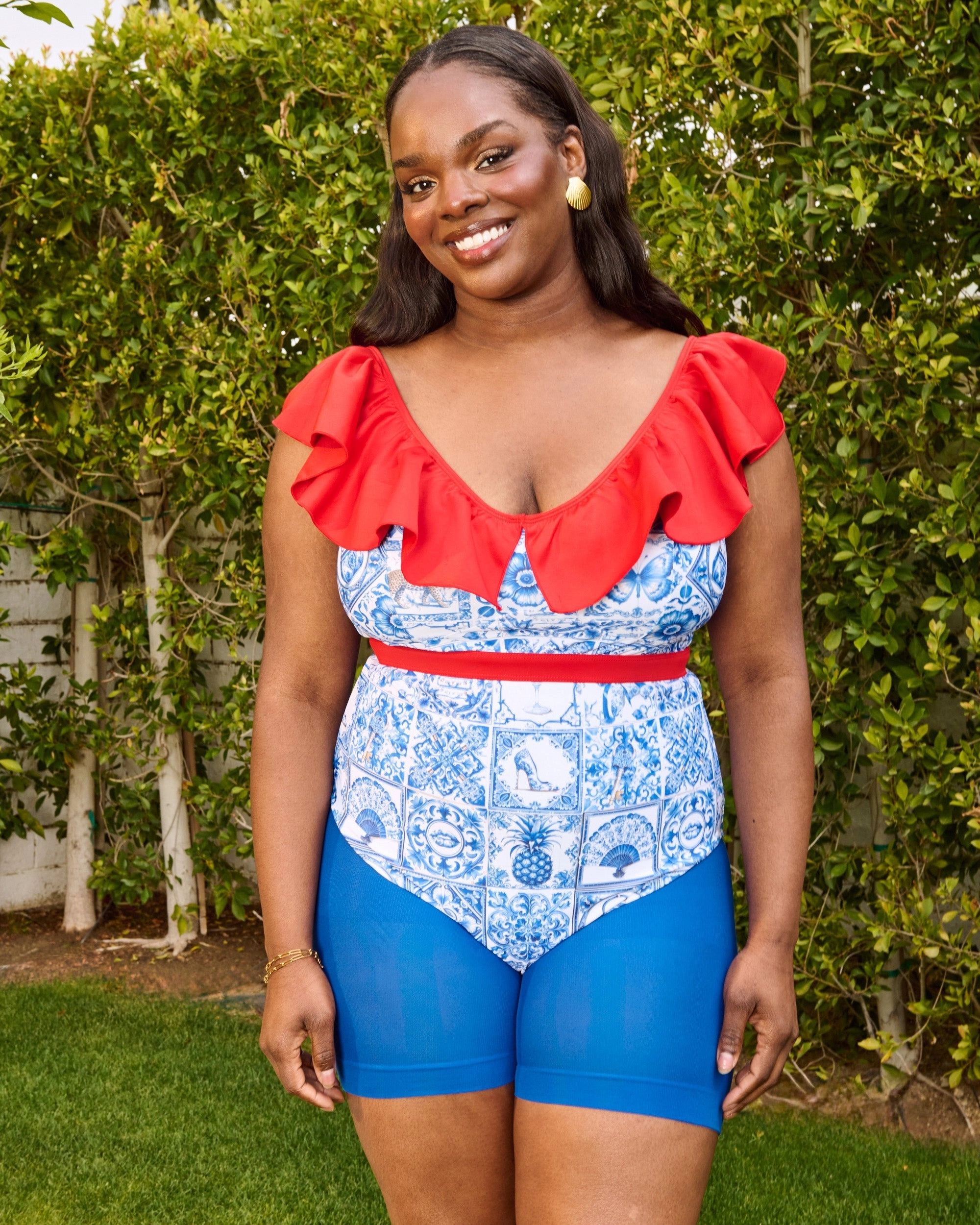 Stay Cool Swim Chub Rub Shorts - Dolce Blue