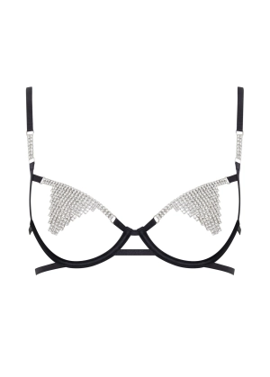 Susu Wired Bra (Black/Silver)