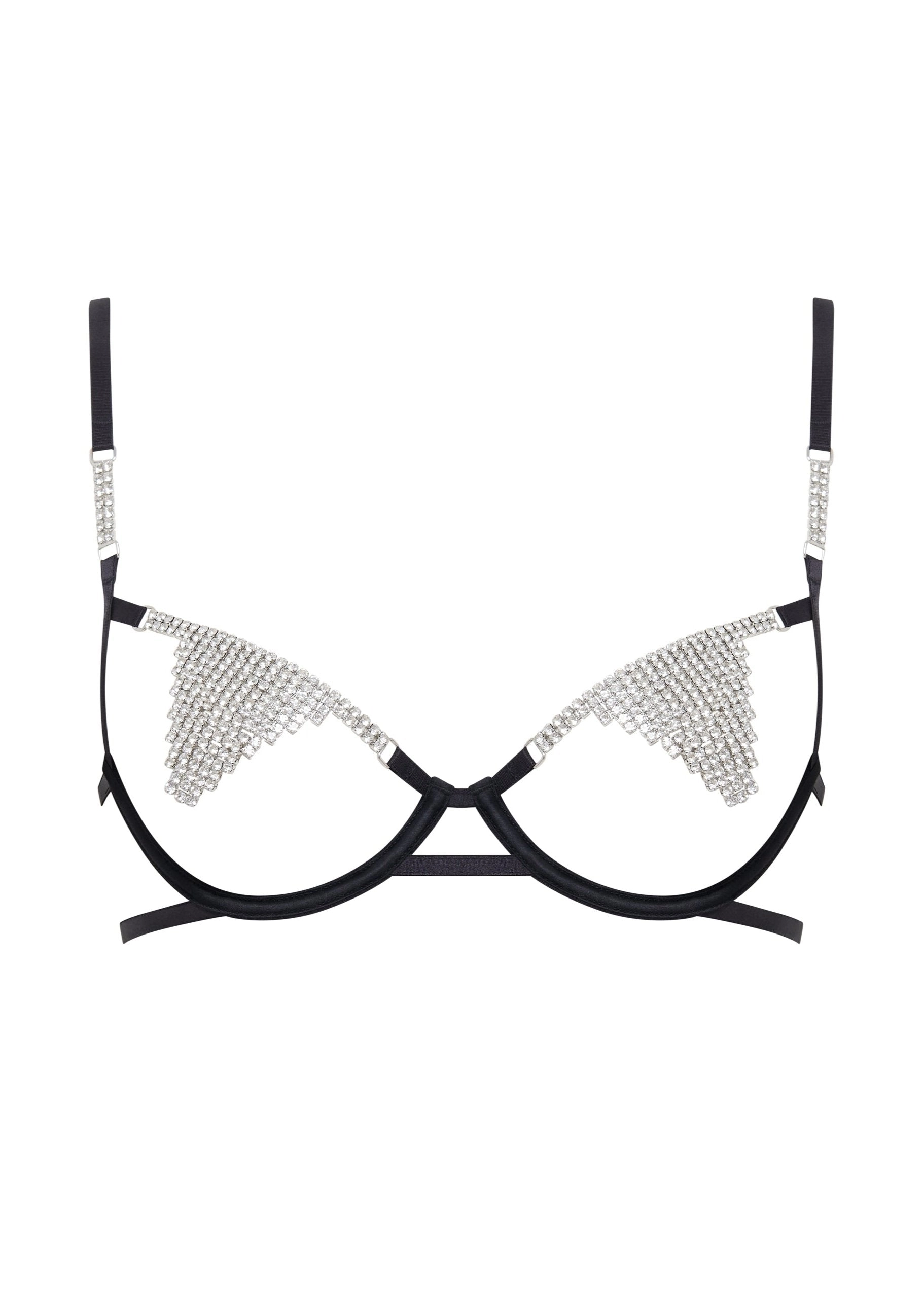 Susu Wired Bra (Black/Silver)