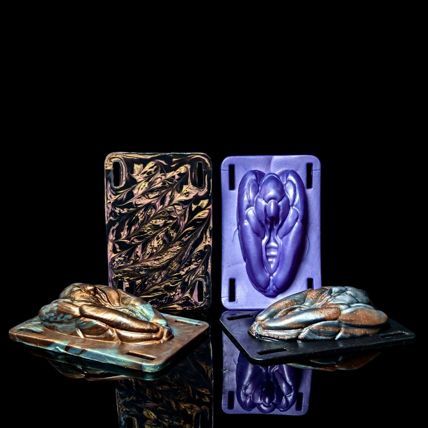 Syx, Android Grinder with Base - Marble Color