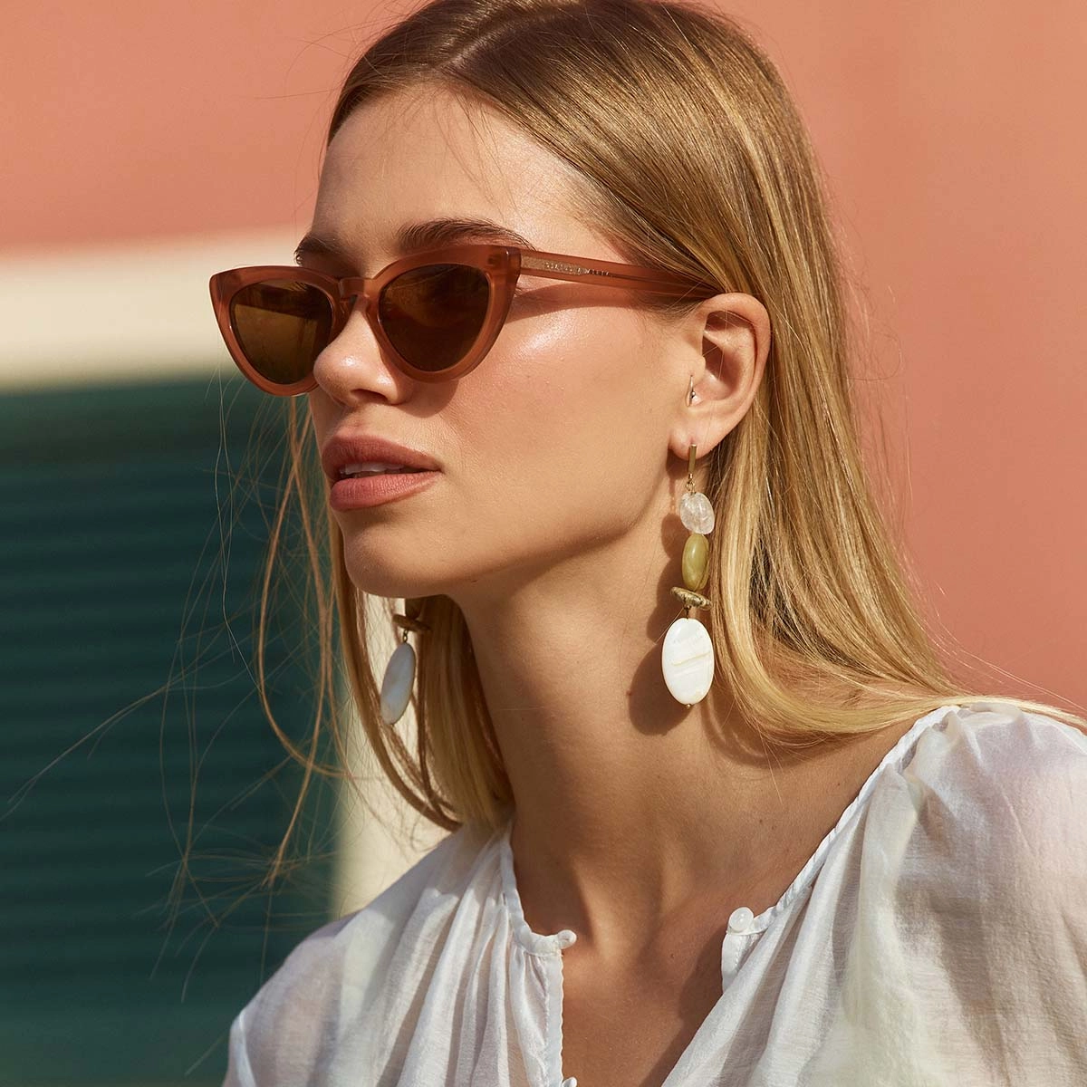 Villain Sunglasses - Rose