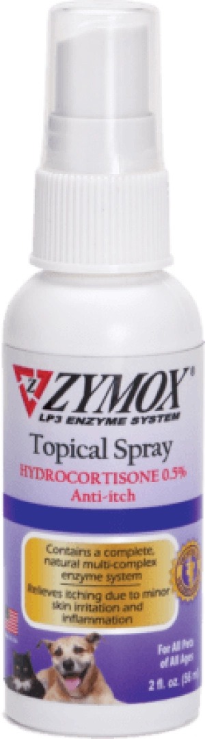 Zymox Topical Spray With 0.5% Hydrocortisone for Dogs
