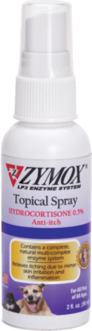 Zymox Topical Spray With 0.5% Hydrocortisone for Dogs